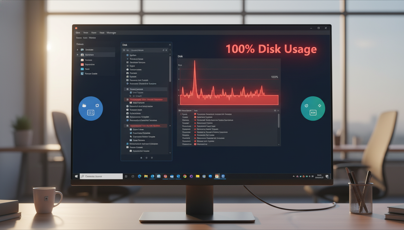 100 disk usage windows 11